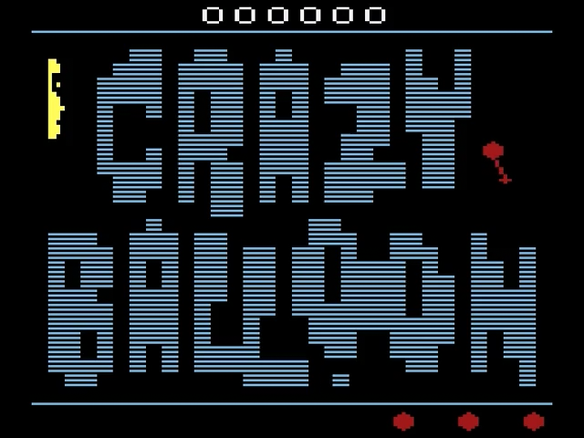 Crazy Balloon (Homebrew) — Title screen